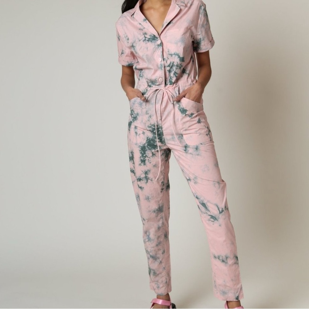 Rachel Antonoff Matthew Jumpsuit in Tie-Dye size S